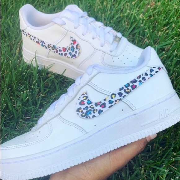 custom air force 1 cheetah print